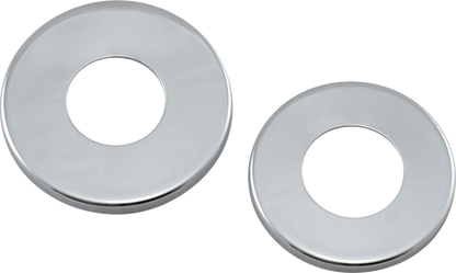 Drag Specialties Chrome Upper & Lower Fork Stem Dust Covers for 1966-2017 Harley