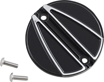 Covingtons Black M8 2 Hole Points Cover 2017-2023 Harley Softail Touring FXST