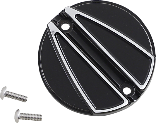 Covingtons Black M8 2 Hole Points Cover 2017-2023 Harley Softail Touring FXST