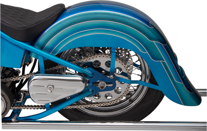 Klock Werks 4" Frenched Plate Custom Application Motorcycle Rear Fender Harley