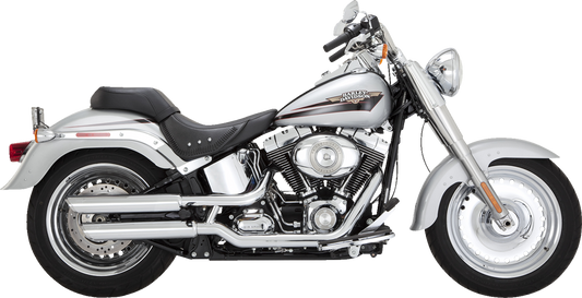 Vance & Hines Twin Slash 3" PCX Chrome Mufflers 2010-2017 Harley Softail Fat Boy