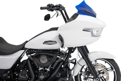 Klock Werks Kolor Flare 10" Blue Windshield for 2023-2025 Harley Road Glide FLTR