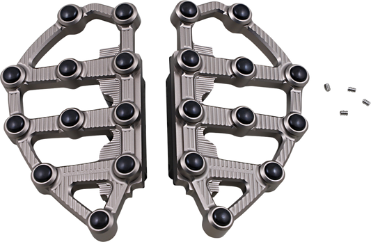 Arlen Ness MX Passenger Floorboards 1984-2024 Harley Softail Touring FLSTF FLHR