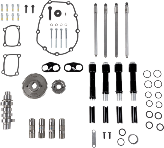 S&S 496 Gear Drive Camshaft Kit with Pushrod Tubes for 2017 Harley Davidson FLHX