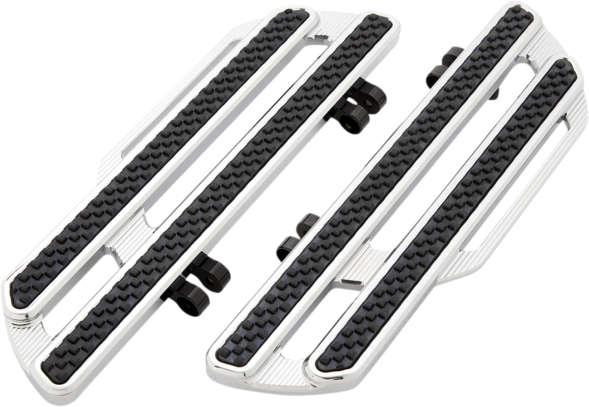 Arlen Ness Method Chrome Driver Floorboards 1999-2024 Harley Softail Touring
