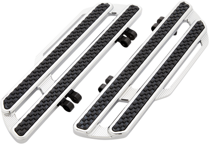 Arlen Ness Method Chrome Driver Floorboards 1999-2024 Harley Softail Touring