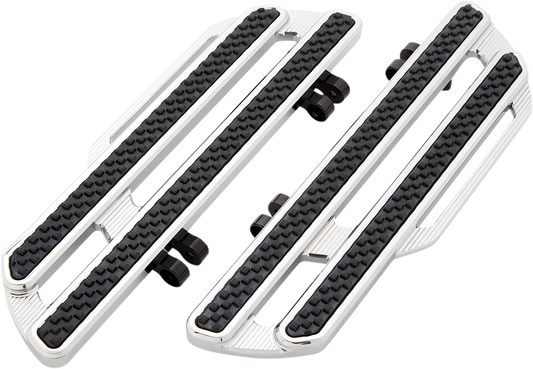 Arlen Ness Method Chrome Driver Floorboards 1999-2024 Harley Softail Touring