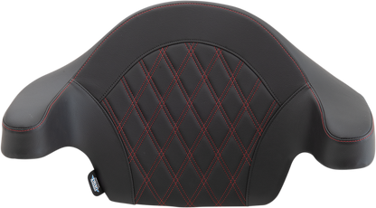 Drag Specialties King Tour Pak Red Backrest Pad for 2014-2025 Harley Touring