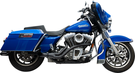 Trask BMF 2-1 Black Exhaust System fits 2000-2016 Harley Davidson Touring