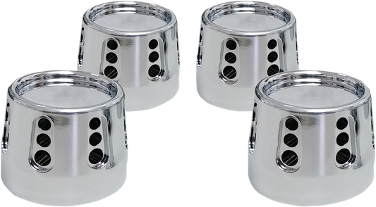 Avon Gatlin Chrome Engine Head Bolt Covers 1986-2020 Harley Softail Touring XL