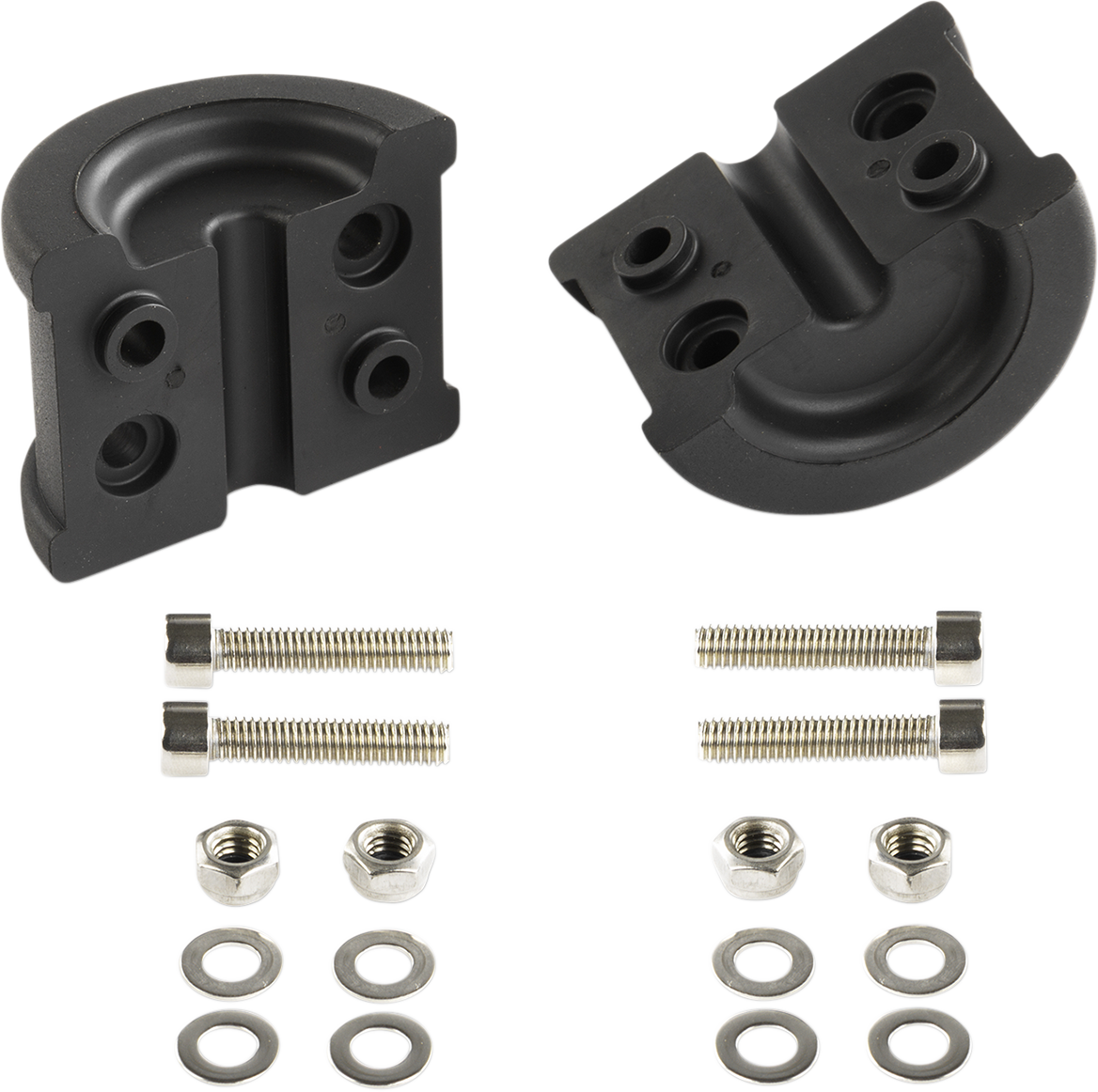 Kimpex Universal Black ATV UTV Side by Side Snow Offroad Rubber Winch Bumper