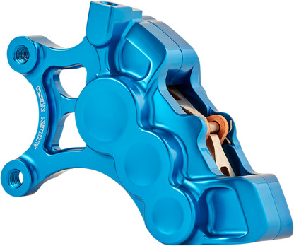 Arlen Ness Blue 6-Piston Front Left Brake Caliper fits 2006-2025 Harley 14"