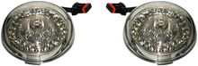 Custom Dynamics JAE Probeam LED ECE Turn Signal Inserts for Harley HDI CVO Models