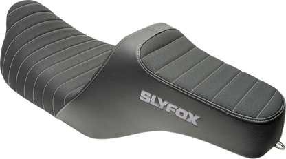 Slyfox High Noon Classic Stitch Seat fits 2008-2024 Harley Touring FLTR FLHX