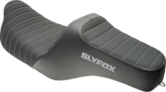 Slyfox High Noon Classic Stitch Seat fits 2008-2024 Harley Touring FLTR FLHX