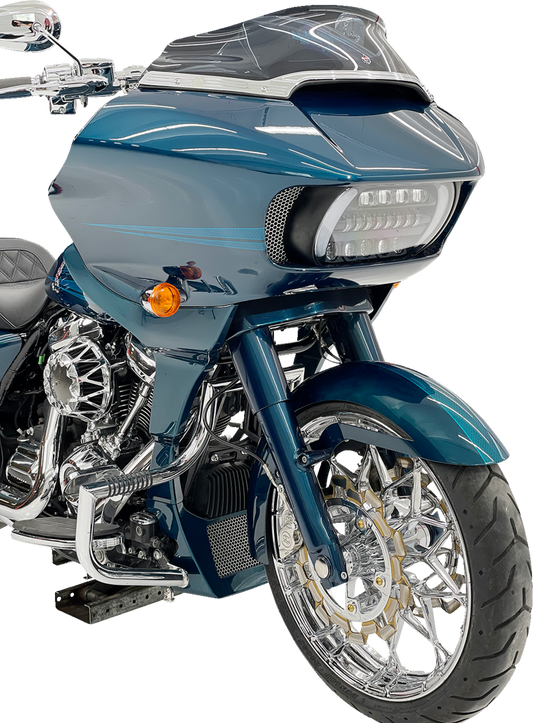 Klock Werks La Ventana 16"/17"/18"/19" Front Fender for 2014-2023 Harley Touring
