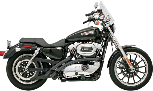 Bassani Scalloped Radial Sweepers 2-2 Exhaust 1986-2003 Harley Sportster XLH XLC