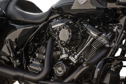 Arlen Ness Crossfire Black Air Cleaner Filter Kit 2017-2023 Harley Davidson M8
