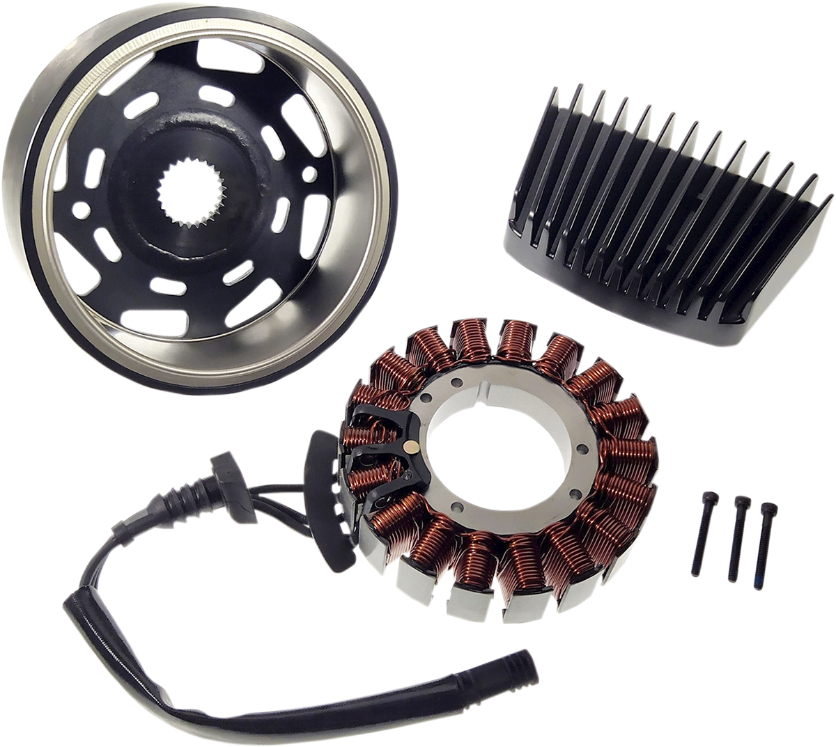 Drag Specialties Rotor Stator Regulator Charging Kit 2017-2024 Harley Touring
