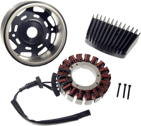 Drag Specialties Rotor Stator Regulator Charging Kit 2017-2024 Harley Touring