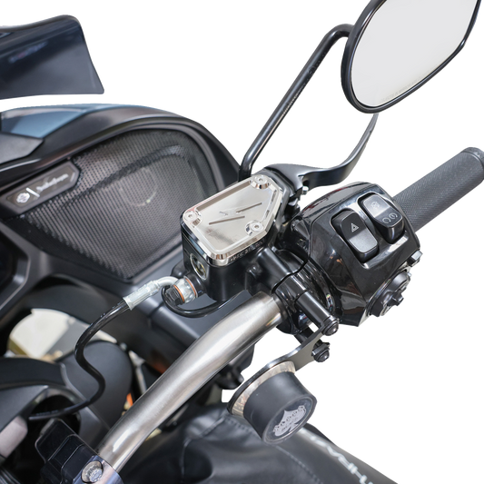 Thrashin Chrome Front Brake Master Cylinder Cover for 2024 Street Road Glide