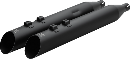 Khrome Werks 4" HP-Plus Slash Up Slip On Mufflers fits 1995-2016 Harley Touring