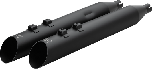 Khrome Werks 4" HP-Plus Slash Up Slip On Mufflers fits 1995-2016 Harley Touring