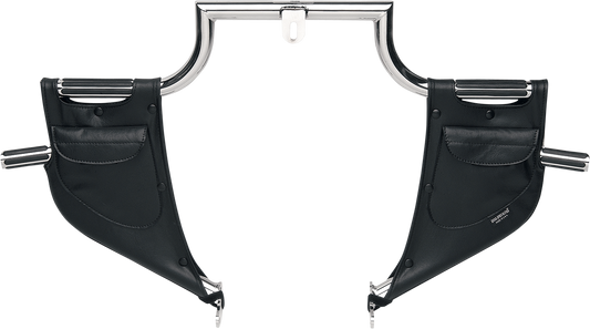 Drag Specialties Lower Lindby Highway Bar Rain Guards 2000-2017 Harley Softail