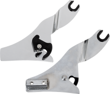 Drag Specialties Quick Release Chrome Sissy Bar Side Plates for 2009-2025 Harley