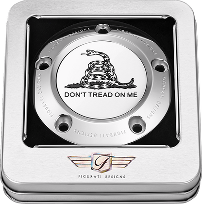 Figurati Designs Don't Tread on Me Timing Cover for 1999-2017 Harley Davidson