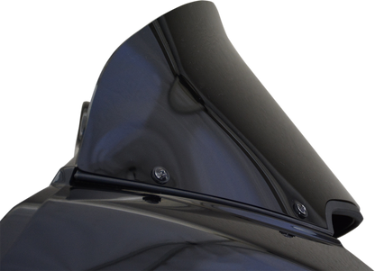 Wind Vest Black 9" Motorcycle Windshield fits 15-20 Harley Touring Road Glide