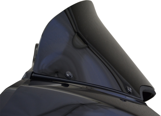 Wind Vest Black 9" Motorcycle Windshield fits 15-20 Harley Touring Road Glide