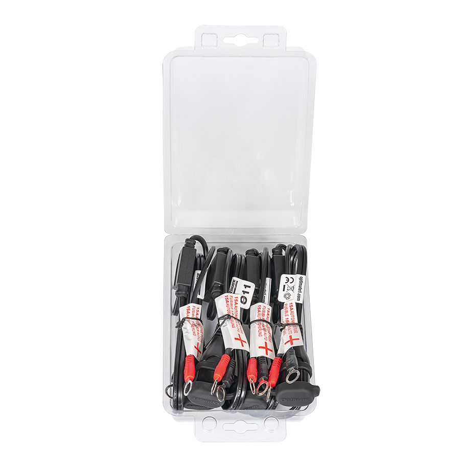 Tecmate Optimate 4-Pack 5/16" Terminal Eyelet SAE Battery Charger Connector Lead