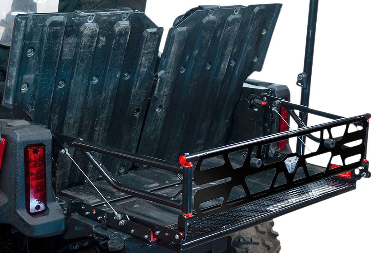 Sizmik Black Cargo Utility Bed Extender 2016-2019 Honda Pioneer 700 1000 Deluxe