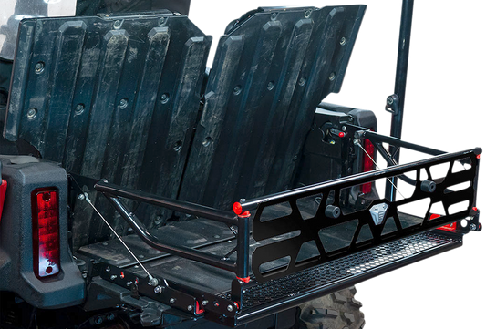 Sizmik Black Cargo Utility Bed Extender 2016-2019 Honda Pioneer 700 1000 Deluxe