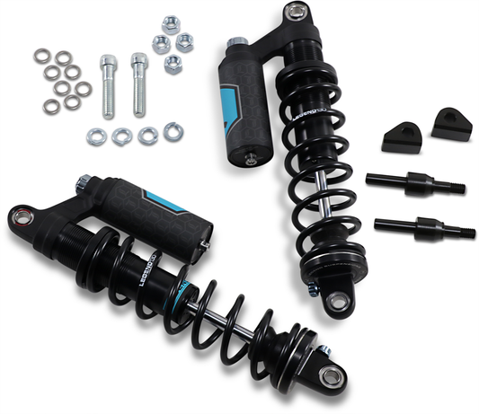 Legend Revo-ARC Piggyback 14" Heavy Duty Rear Shocks 1984-2000 Harley FXR FXRS