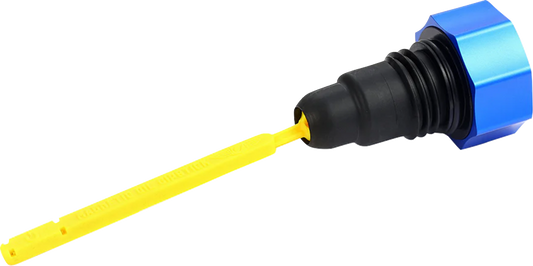 Figurati Curved Blue Magnetic Engine Oil Dipstick for 2007-2016 Harley Touring