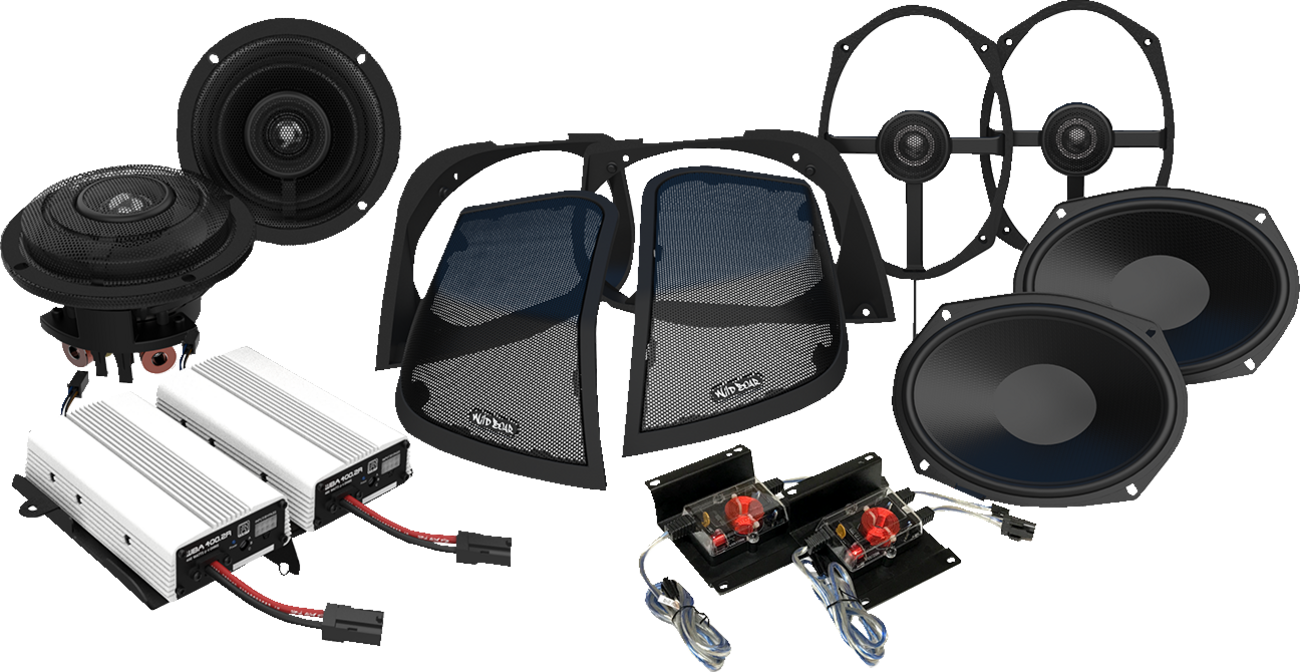 Wild Boar Rear Cut In Lid Kit for 6"x9" Speakers for 2014-2024 Harley Touring
