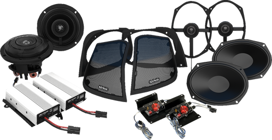 Wild Boar Rear Cut In Lid Kit for 6"x9" Speakers for 2014-2024 Harley Touring