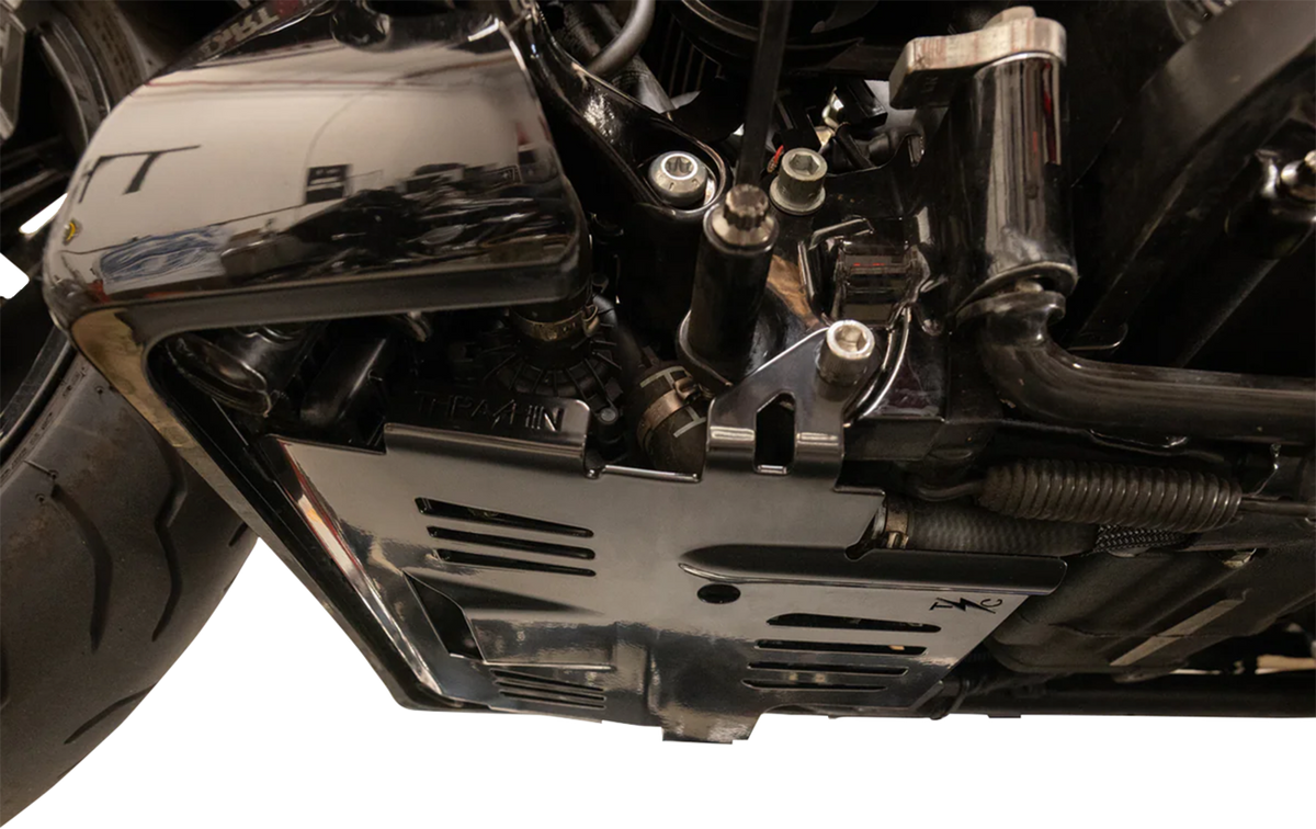 Thrashin Black Steel Skid Plate fits 2023-26 Harley Street Road Glide TSC-3037-1