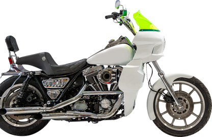 Klock Werks Flare 12.5" Green Ice Windshield fits Saddlemen S-RT Mini Fairing
