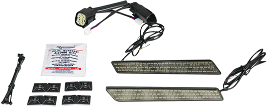 Custom Dynamics Smoke LED Saddlebag Latch Lights for 2009-13 Harley CVO Touring