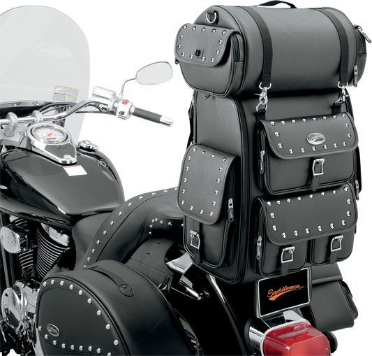Saddlemen Desperado Studded Sissy Bar Motorcycle Touring Bag EX2200S