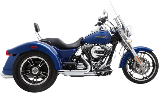 Vance & Hines Twin Slash Motorcycle Mufflers 2015-2016 Harley Freewheeler FLRT