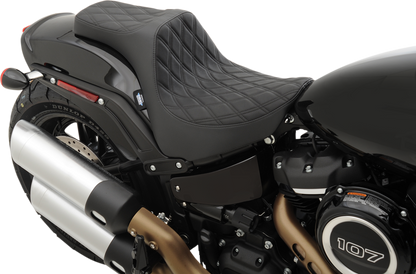 Drag Specialties Predator III Seat fits 2018-23 Harley Davidson Softail Fat Bob
