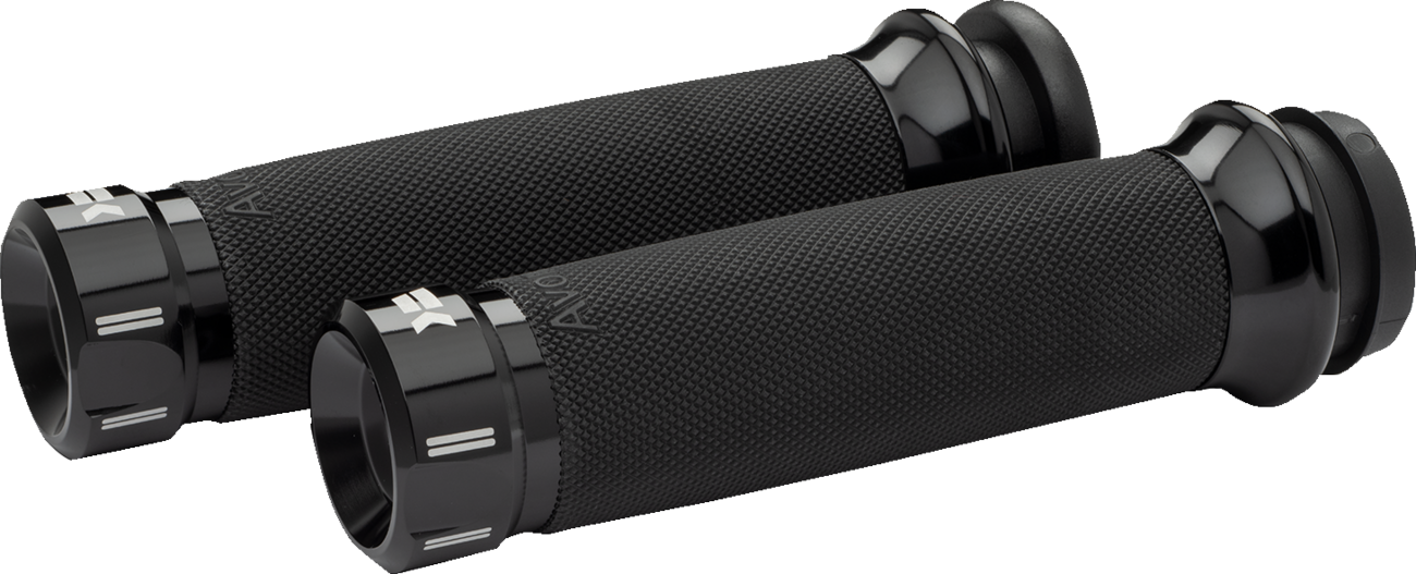 Khrome Werks Klassic Contour Handlebar Cable Hand Grips for 1980-2022 Harley