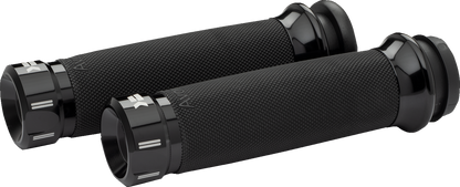 Khrome Werks Klassic Contour Handlebar Cable Hand Grips for 1980-2022 Harley