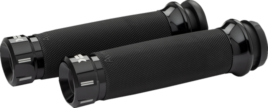 Khrome Werks Klassic Contour Handlebar Cable Hand Grips for 1980-2022 Harley