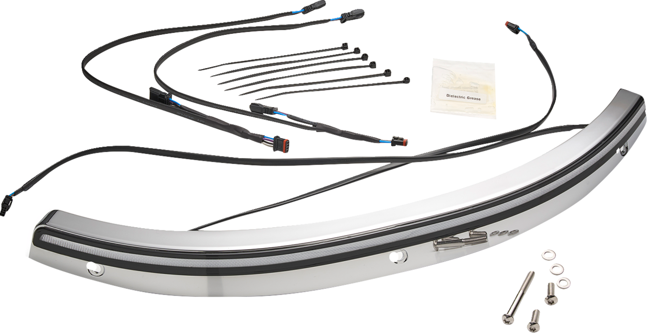 Ciro Solaire LED Windshield Trim for 2014-2024 Harley Electra Street Glide