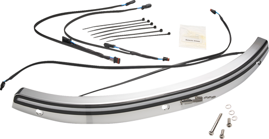 Ciro Solaire LED Windshield Trim for 2014-2024 Harley Electra Street Glide
